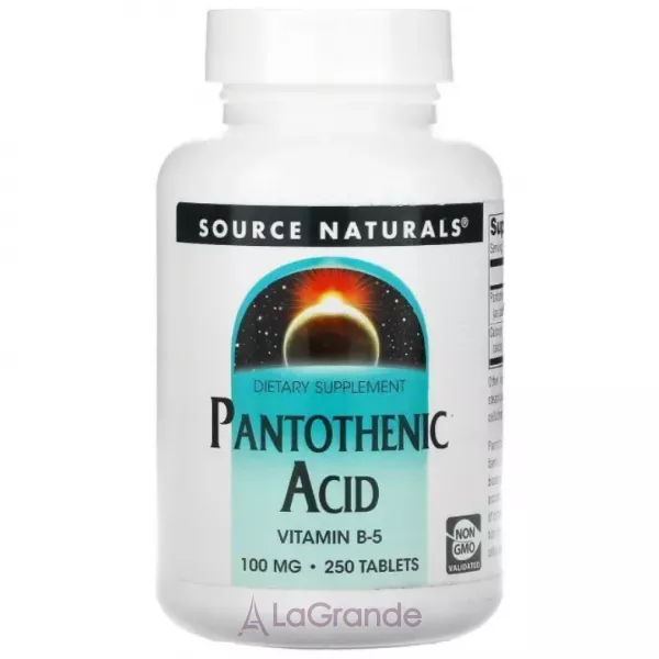 Source Naturals Pantothenic Acid 100 mg ������� ������� ��� �������� ������ ����������� ����� 
