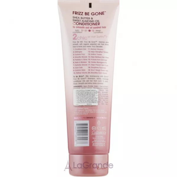 Giovanni 2chic Frizz Be Gone Conditioner Shea Butter + Sweet Almond Oil �������������� ����������� � ������ ������ � ������� ��� ����������� �����