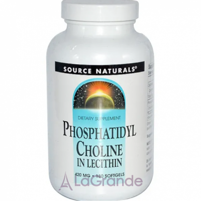 Source Naturals Phosphatidyl Choline in Lecithin 420 mg        