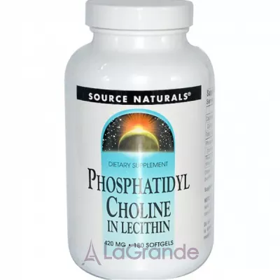 Source Naturals Phosphatidyl Choline in Lecithin 420 mg        