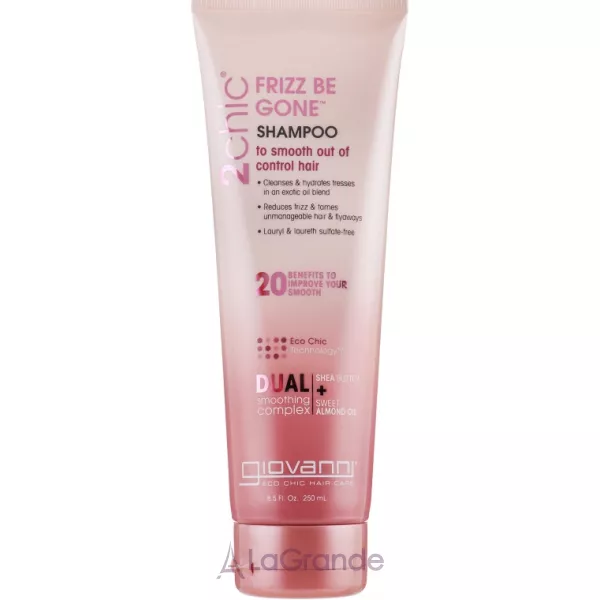 Giovanni 2Chic Frizz Be Gone Shampoo To Smooth Out Of Control Hair ������� ����������� � ������ ������ � ������� ��� ������������ � ����������� �����