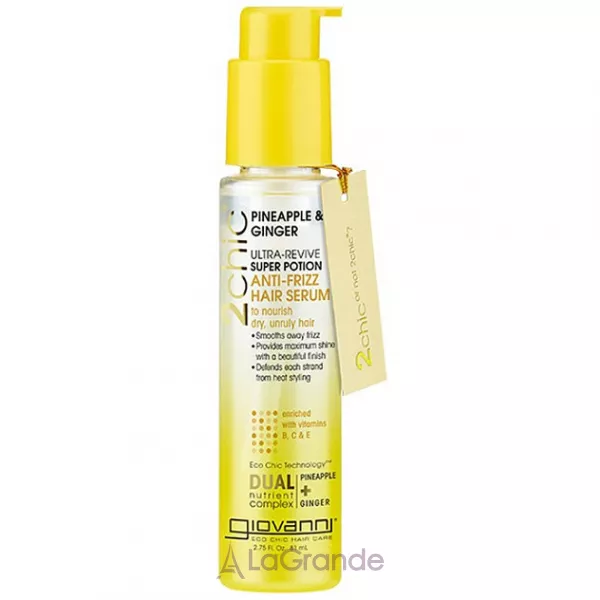 Giovanni 2chic Ultra-Revive Super Potion Anti-Frizz Pineapple & Ginger �������������� ��������� ��� ����� � �������� � �������