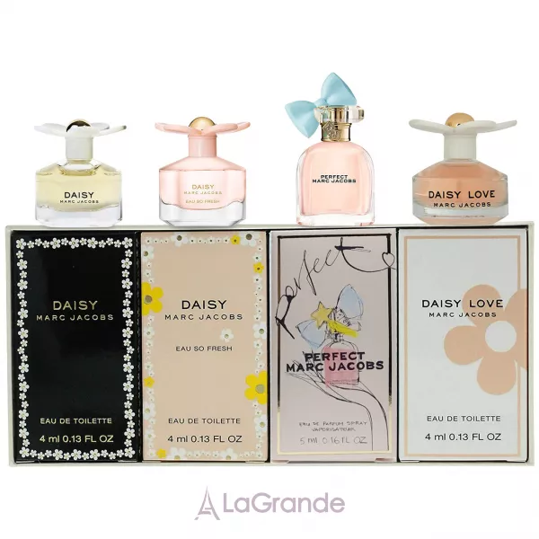 Marc Jacobs Mini Set By Marc Jacobs ����� �������� (Perfect EDT + Daisy Love EDT + Daisy Eau So Fresh EDT + Daisy EDT)