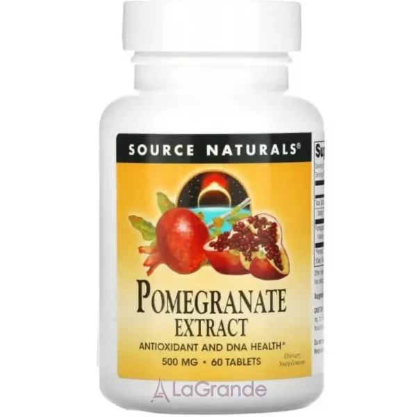 Source Naturals Pomegranate Extract 500 mg ������� ������� ��� ���������������� �������
