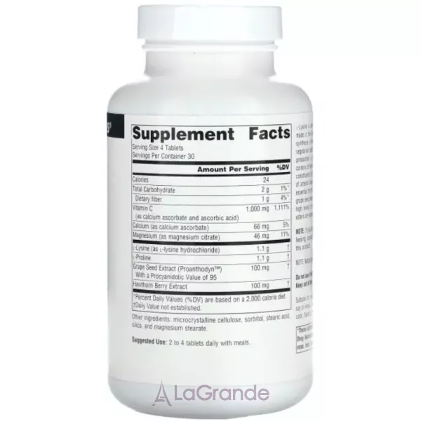 Source Naturals Proline & L-Lysine 550 mg ������� ������� ��� �������� ����� ������, ������'� ������� 