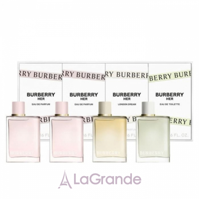 Burberry Mini Set By Burberry   (Her Eau de Parfum 2  + Her Eau de Toilette + Her London Dream)