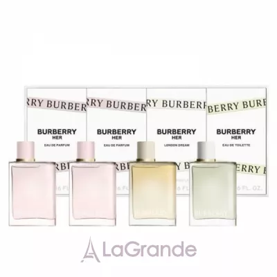 Burberry Mini Set By Burberry   (Her Eau de Parfum 2  + Her Eau de Toilette + Her London Dream)