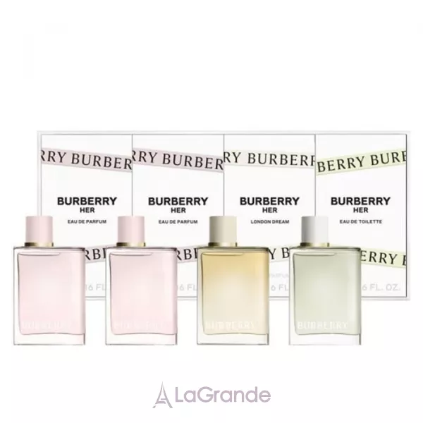Burberry Mini Set By Burberry ���� ������� (Her Eau de Parfum 2 ������� + Her Eau de Toilette + Her London Dream)