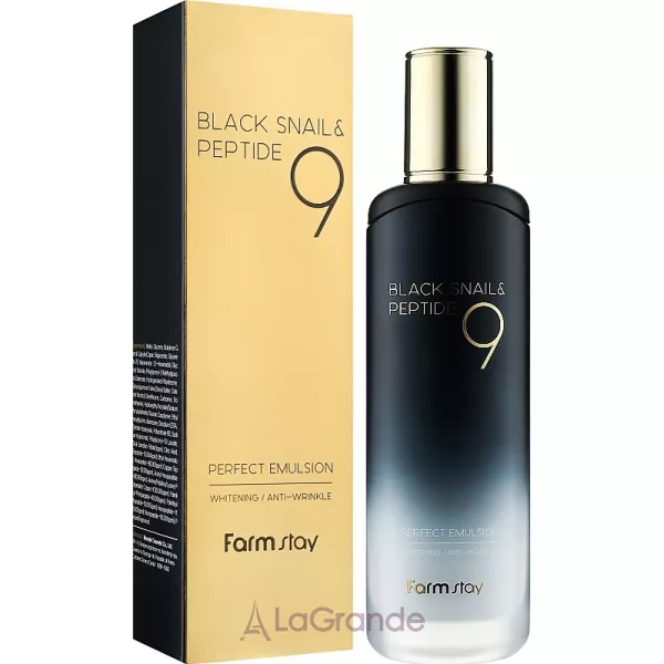 FarmStay Black Snail & Peptide9 Perfect Emulsion �������� � ������� ������ ������ � ���������