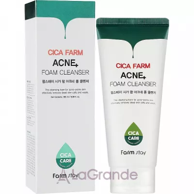 FarmStay Cica Farm Acne+ Foam Cleanser     