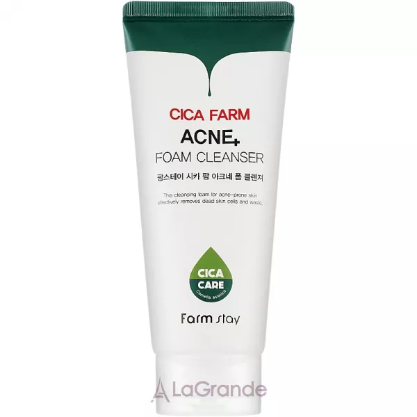 FarmStay Cica Farm Acne+ Foam Cleanser ��������� ����� ��� ���������� ����