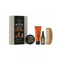 Scottish Fine Soaps Men's Grooming Thistle & Black Pepper Beard Care Kit ���� ������ ��� ������ (������� ��� ������ + ��� ��� ������ + ���� ��� �������� + �������� ��� ������)