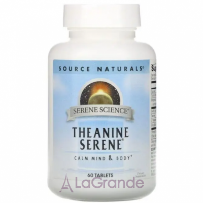 Source Naturals Serene Science Theanine Serene With Relora        