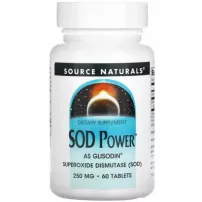 Source Naturals SOD Power 250 mg ������� ������� ���������������� 䳿 "������������������" 250 ��