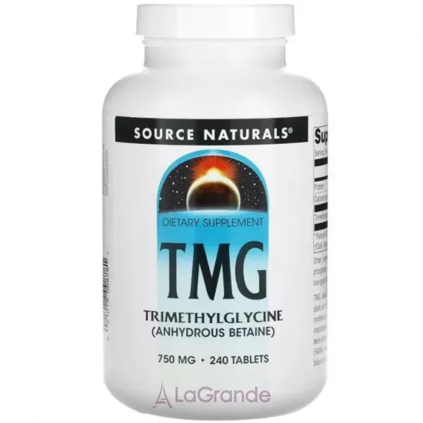 Source Naturals TMG Trimethylglycine 750 mg ������� ������� ��� ������'� �������-������� �������. 