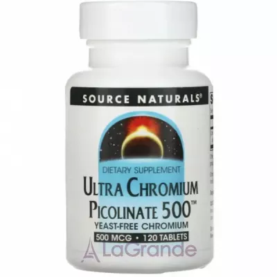 Source Naturals Ultra Chromium Picolinate 500         