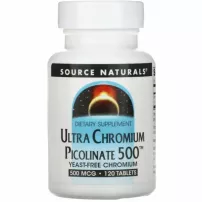 Source Naturals Ultra Chromium Picolinate 500 ������� ������� �������� ������������� ������� ������ � ����� "������ ��������� �����" 500