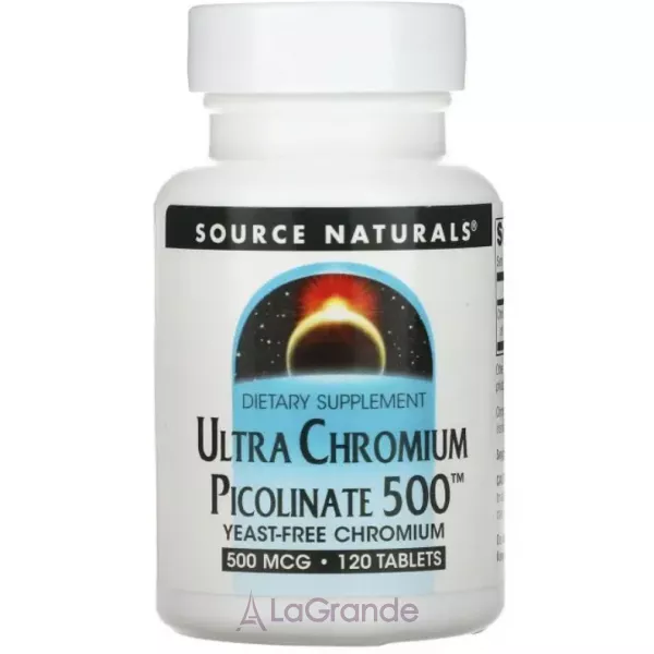 Source Naturals Ultra Chromium Picolinate 500 ������� ������� �������� ������������� ������� ������ � ����� 
