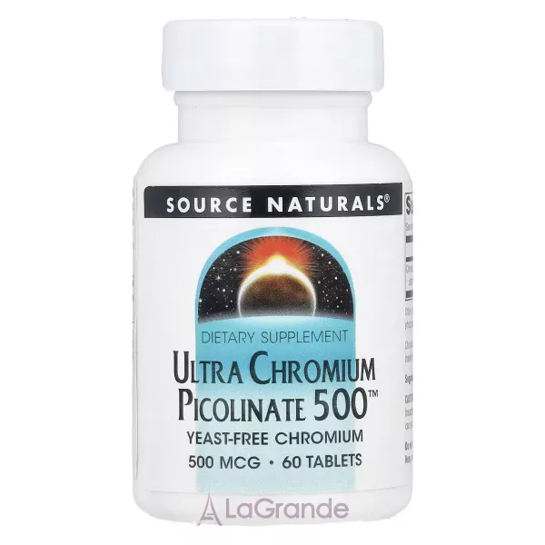 Source Naturals Ultra Chromium Picolinate 500 ������� ������� �������� ������������� ������� ������ � ����� 