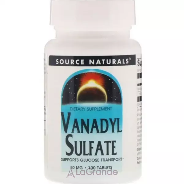 Source Naturals Vanadyl Sulfate 10 mg ������� ������� ��� ����������� ����� � �������� 