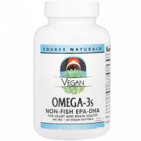 Source Naturals Vegan Omega-3S EPA-DHA 300 mg ������� ������� ������������ �������� ���������������� ����� � ��������-���������� ������� "�����-3 "