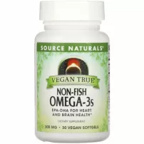 Source Naturals Vegan True Non-Fish Omega-3s 300 mg ������� ������� ������� ������� �������������� ����� �� �������-������� ������� "�����-3" � �������� ����������