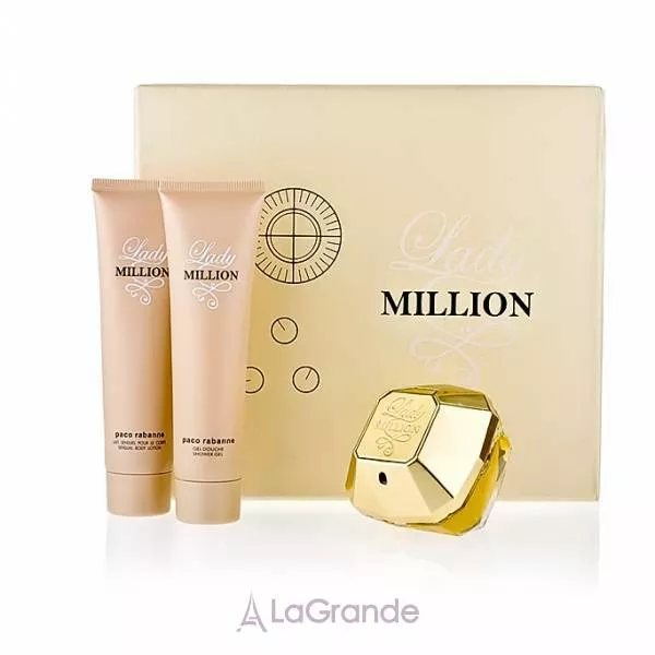 Paco Rabanne Lady Million ���� (����������� ���� 50 �� + ������� ��� ��� 50 �� + ���� ��� ���� 50 ��)