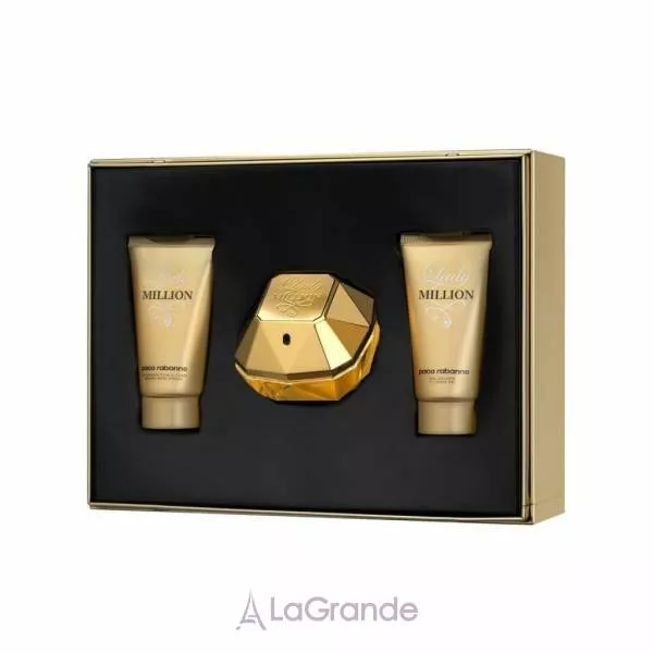 Paco Rabanne Lady Million ���� (����������� ���� 50 �� + ������� ��� ��� 50 �� + ���� ��� ���� 50 ��)
