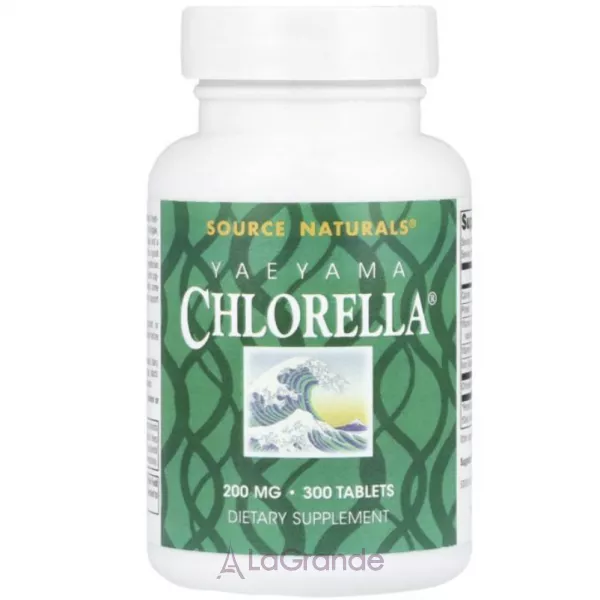 Source Naturals Yaeyama Chlorella 200 mg ������� ������� ��� ����������� �������� ������� 