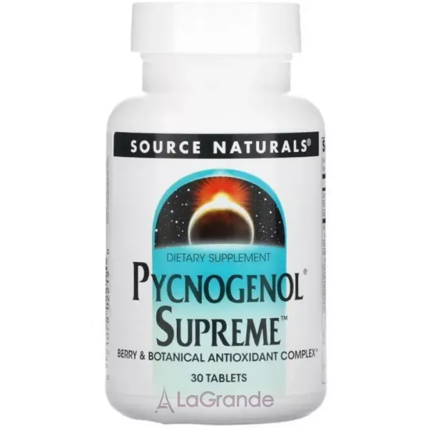 Source Naturals Pycnogenol Supreme ������� ������� ��������������� �������� 