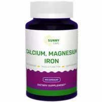 Sunny Caps Calcium Magnesium and Iron Powerfull ����������� �������  ��� ��������� �������, �������� � ��������-���������� ������� "�������, ������ � ������ "