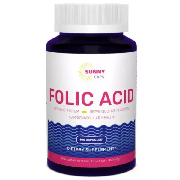 Sunny Caps Folic Acid Powerfull 400 mcg ����������� ������� ��� ��������� ����������� � �������� ������ 