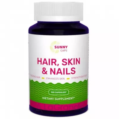 Sunny Caps Hair, Skin & Nails Complex Powerfull   