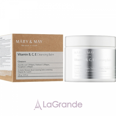 Mary & May Vitamine B.C.E Cleansing Balm     B, C, E,