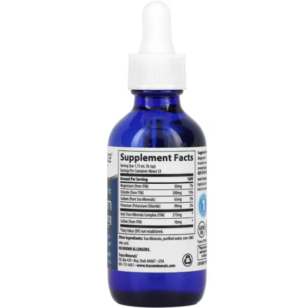 Trace Minerals Research Liquid Ionic Potassium - 99 mg per serving ������� ������� 