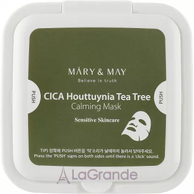 Mary & May CICA Houttuynia Tea Tree Calming Mask     䳺