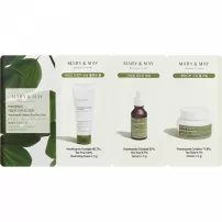 Mary & May Houttuynia Cordata + Tea Tree Set ����� ������� � ������ ������� (foam/1.5g + f/ser/1.5g + f/lcr/1.5g)