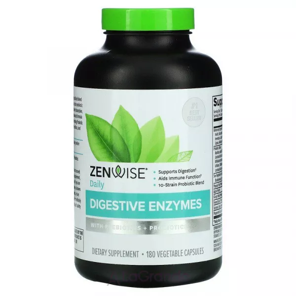 Zenwise Health Daily Digestive Enzymes with Prebiotics + Probiotics ������� ������� ��� ��������� �������� ��������������� ������� 