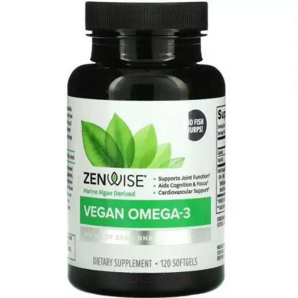 Zenwise Health Vegan Omega-3 ������� ������� ��� ��������� �������� ��������, ����� � ������ 