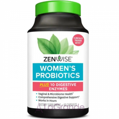 Zenwise Health Women's Probiotic Plus 10 Digestive Enzymes        