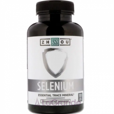 Zhou Nutrition Selenium Essential Trace Mineral 200 mcg    '  ,    