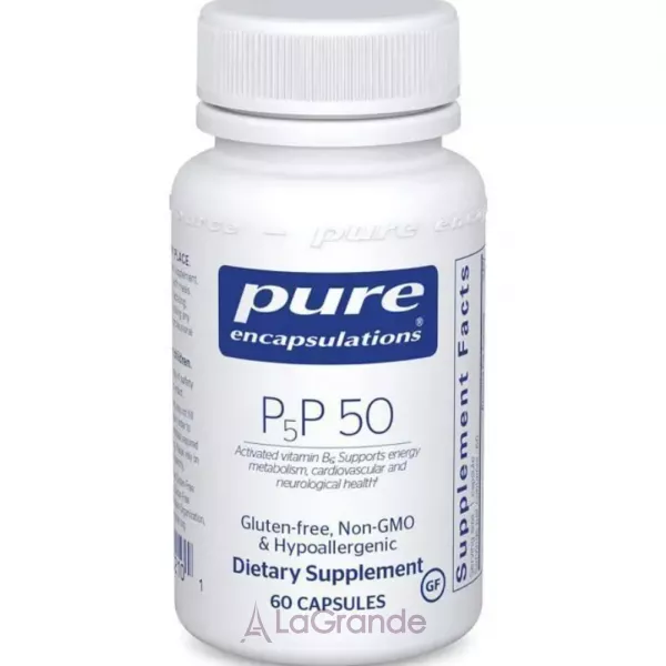 Pure Encapsulations P5P 50 ������� ������� ��� ��������� ����������� P5P 50 (vitamin B6)