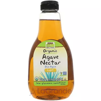 Now Foods Organic Blue Agave Nectar Light   