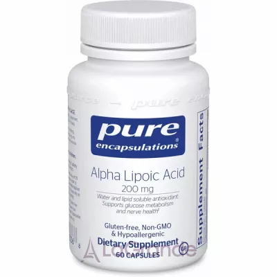 Pure Encapsulations Alpha Lipoic Acid 200 mg ĳ    ,   -  