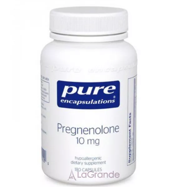 Pure Encapsulations Pregnenolone 10 mg ����������� ������� ��� ��������� ��������  �������, ���������� � ������ 