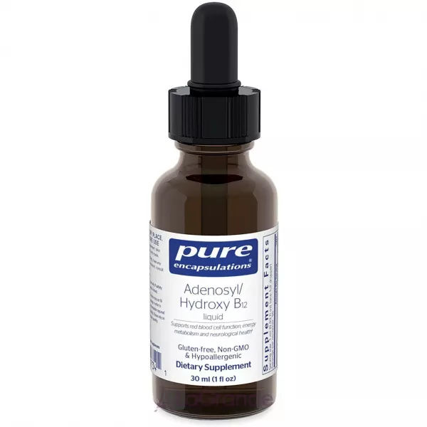 Pure Encapsulations Adenosyl/Hydroxy B12 ������� B12 � ����� ������������������ � ������������������, 1000 ���