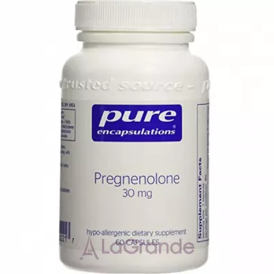 Pure Encapsulations Pregnenolone 30 mg      ,    