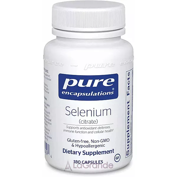 Pure Encapsulations Selenium (citrate) ����������� ������� ��� ��������� ��������  ������� 