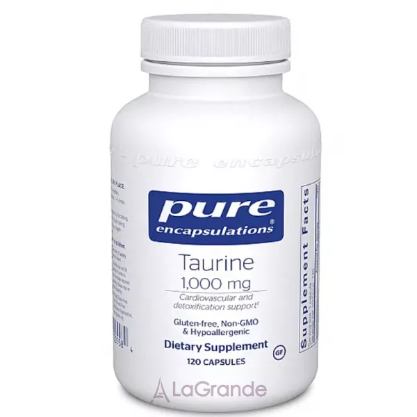 Pure Encapsulations Taurine 1,000 mg ����������� ������� ��� ��������� ��������� ����� 