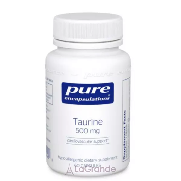 Pure Encapsulations Taurine 500 mg ����������� ������� ��� ��������� ��������� ����� 